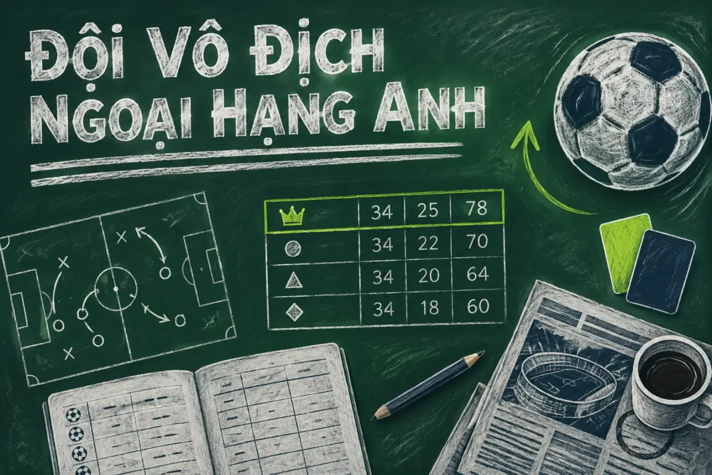 Kể từ khi Ngoại Hạng Anh được thành lập vào năm 1992 - đội vô địch Ngoại Hạng Anh nhiều nhất