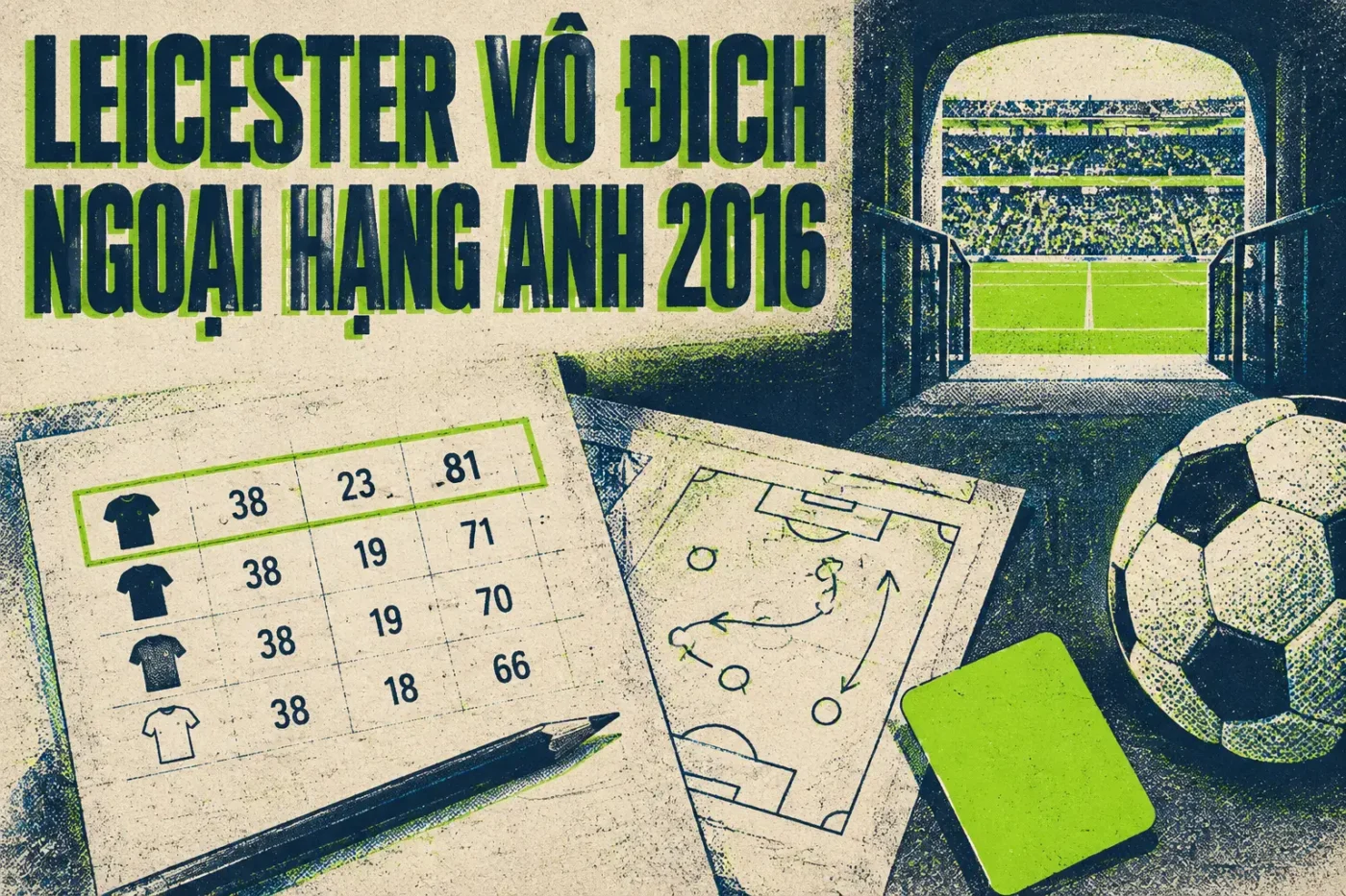 Mùa giải 2015-2016 đã đi vào lịch sử khi Leicester City từ một đội bóng suýt xuống hạng trở thành nhà vô địch Ngoại Hạng Anh