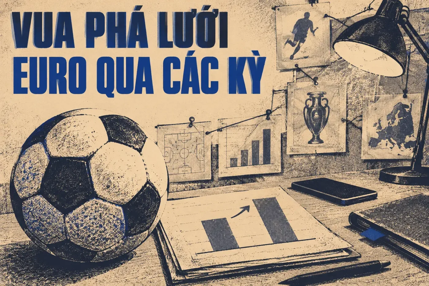 Danh hiệu vua phá lưới Euro được trao cho cầu thủ ghi nhiều bàn thắng nhất trong mỗi kỳ giải đấu - vua phá lưới Euro qua các